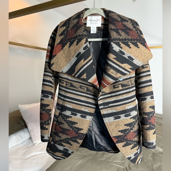 American Rag Jackets & Blazers - American Rag Coat Womens XXS Brown Quilted Blazer Western Jacket Cowgirl Rodeo